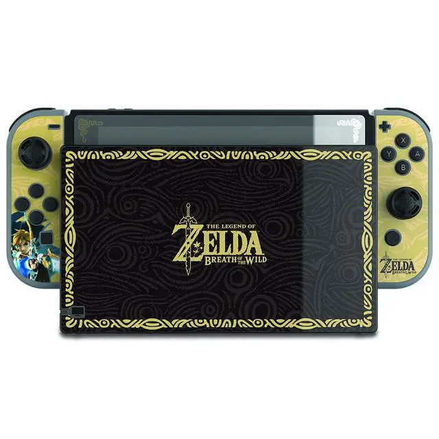Alt view image 5 of 7 - Gaming Zelda Collector's Edition Play and Protect Screen Protection and Skins Screen Protector, Console Skin, 2 Joy Con Skins: Zelda - Nintendo Switch