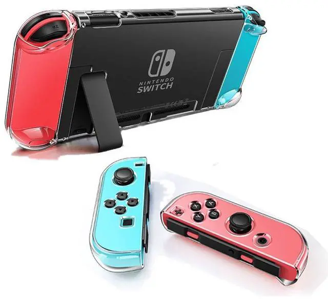 Main image of Dockable Clear Case for Nintendo Switch, 3 in 1 Protective Case Cover for Nintendo Switch and JoyCon Controller with Clear Grip Cover Shock-Absorption(Crystal Clear,NOT for Switch OLED)