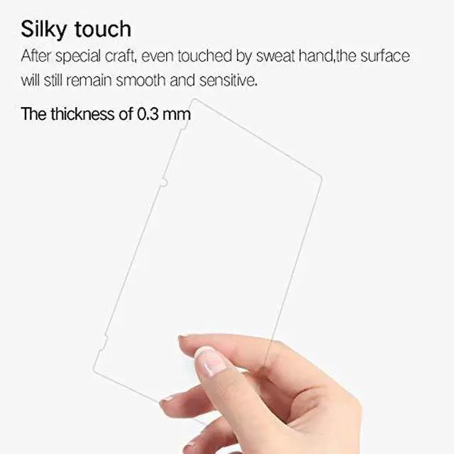 Alt view image 4 of 7 - Anti Blue Light Anti Glare Matte Low Reflection Tempered Glass Screen Protector compatible with Nintendo Switch 6.2 inch, Eye Protection Relieve Eye Fatigue 1 Pack