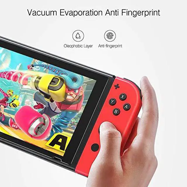 Alt view image 5 of 7 - Anti Blue Light Anti Glare Matte Low Reflection Tempered Glass Screen Protector compatible with Nintendo Switch 6.2 inch, Eye Protection Relieve Eye Fatigue 1 Pack