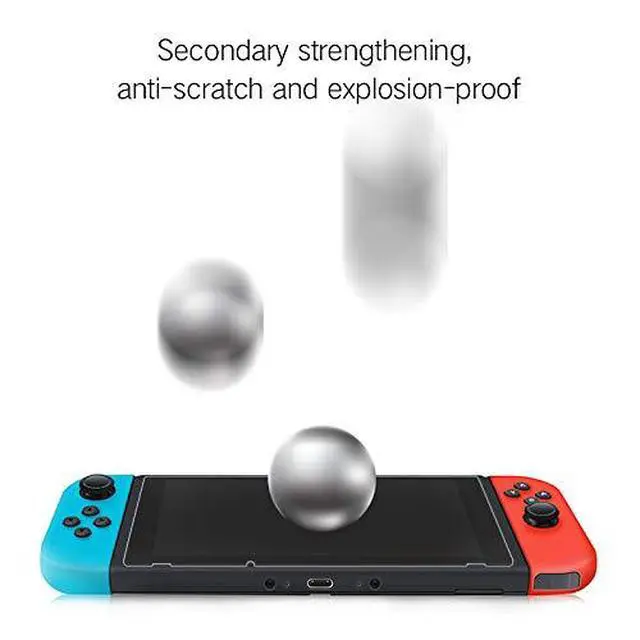 Alt view image 6 of 7 - Anti Blue Light Anti Glare Matte Low Reflection Tempered Glass Screen Protector compatible with Nintendo Switch 6.2 inch, Eye Protection Relieve Eye Fatigue 1 Pack