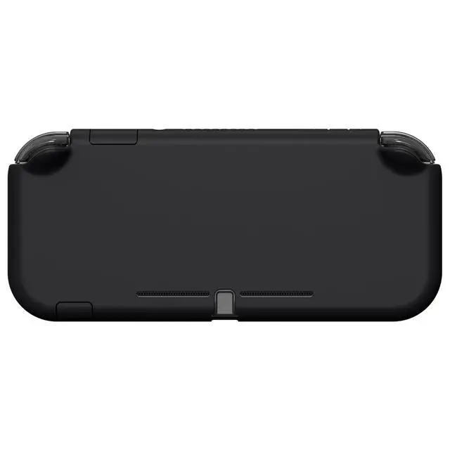 Alt view image 6 of 7 - PlayVital Black Protective Grip Case for Nintendo Switch Lite, Hard Cover Protector for Nintendo Switch Lite - Screen Protector & Thumb Grips & Buttons Caps Stickers Included