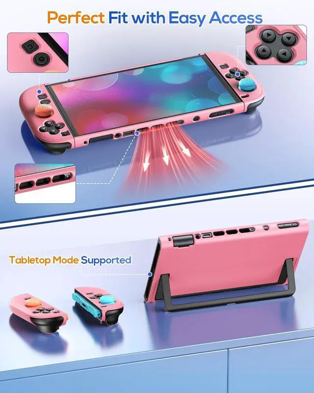 Alt view image 2 of 7 - Upgrade Switch 2 Protective Case&Screen Protector Set,Dockable Cover