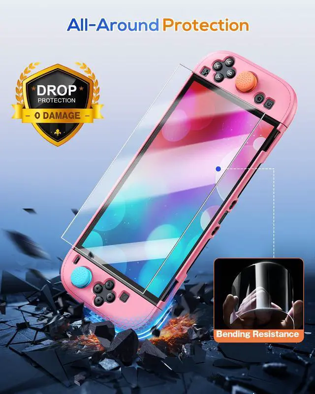 Alt view image 5 of 7 - Upgrade Switch 2 Protective Case&Screen Protector Set,Dockable Cover
