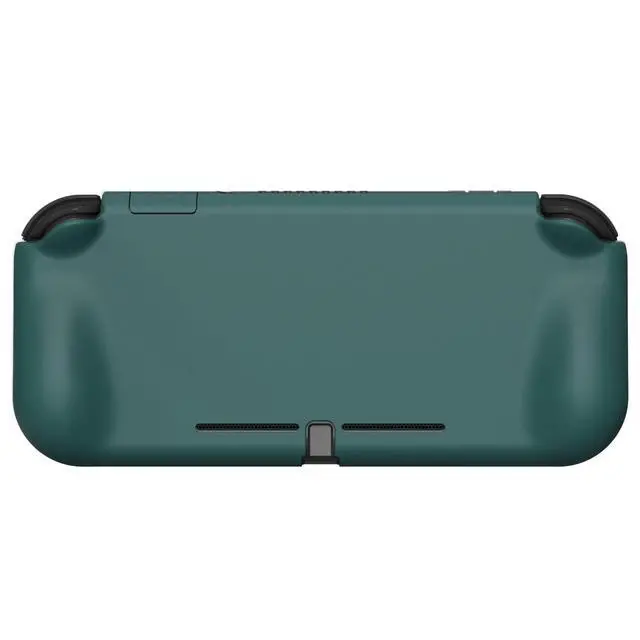 Alt view image 7 of 7 - ZealProtect Protective Case for Nintendo Switch Lite, Ergonomic Grip Hard Cover - Durable Shock-Absorbent Anti-Scratch with Screen Protector & Thumb Grip Button Caps, Hunter Green