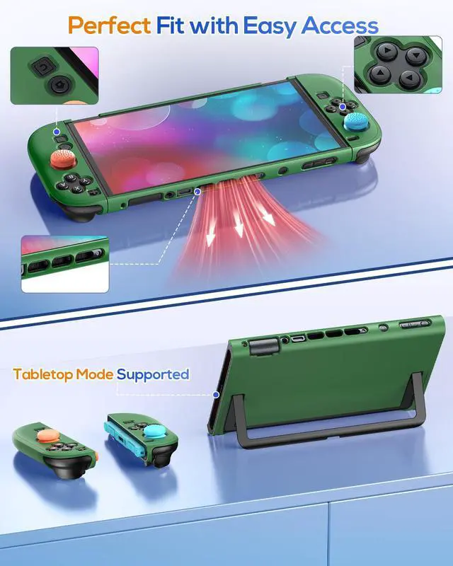 Alt view image 2 of 7 - Upgrade Switch 2 Protective Case&Screen Protector Set,Dockable Cover