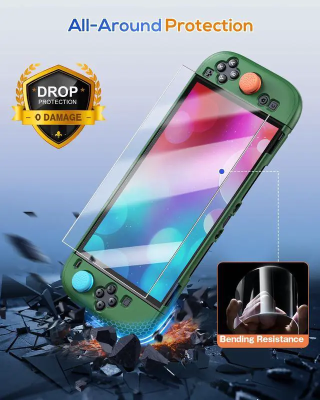 Alt view image 5 of 7 - Upgrade Switch 2 Protective Case&Screen Protector Set,Dockable Cover
