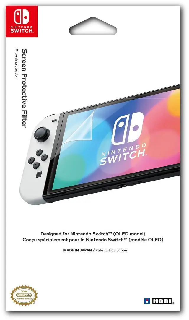 Main image of Screen Protective Filter (OLED Model) - Officially Licensed - Nintendo Switch
