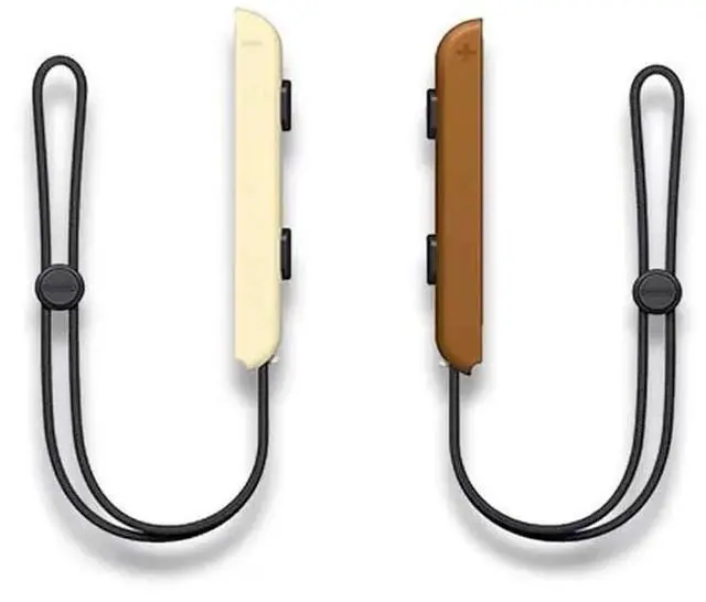 Main image of Wrist Strap Controller for Switch Joycon 2Pack Lanyard Replacement Parts Joy-Con Controller (Beige-Brown)