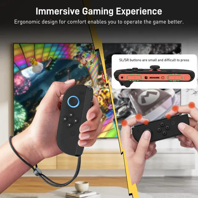 Alt view image 6 of 7 - 4 Pack Wrist Strap for Nintendo Switch 2 Joycon, Wrist Lanyard Replacement Part Accessories for Joycon 2 Controller