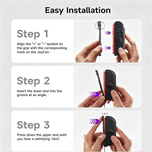 Alt view image 4 of 7 - Wrist Straps Compatible with Nintendo Switch 2, Wrist Strap for Switch 2 Joycon 2- Replacement Accessories for Joy Con 2 Controller Straps (Black)