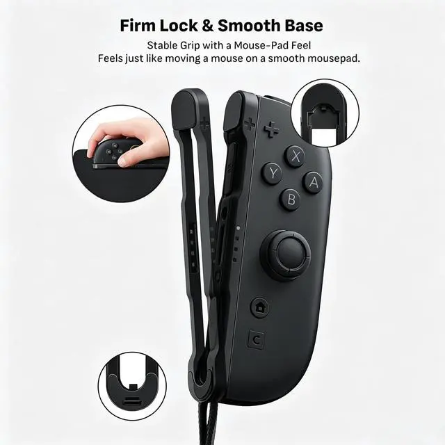 Alt view image 5 of 7 - Wrist Straps Compatible with Nintendo Switch 2, Wrist Strap for Switch 2 Joycon 2- Replacement Accessories for Joy Con 2 Controller Straps (Black)