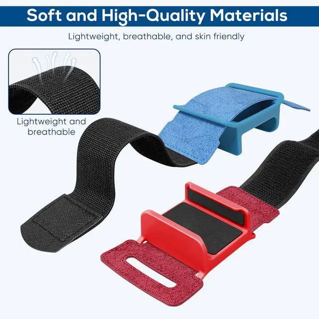 Alt view image 2 of 7 - 2 Pack Wrist Band for Nintendo Switch Dance Games