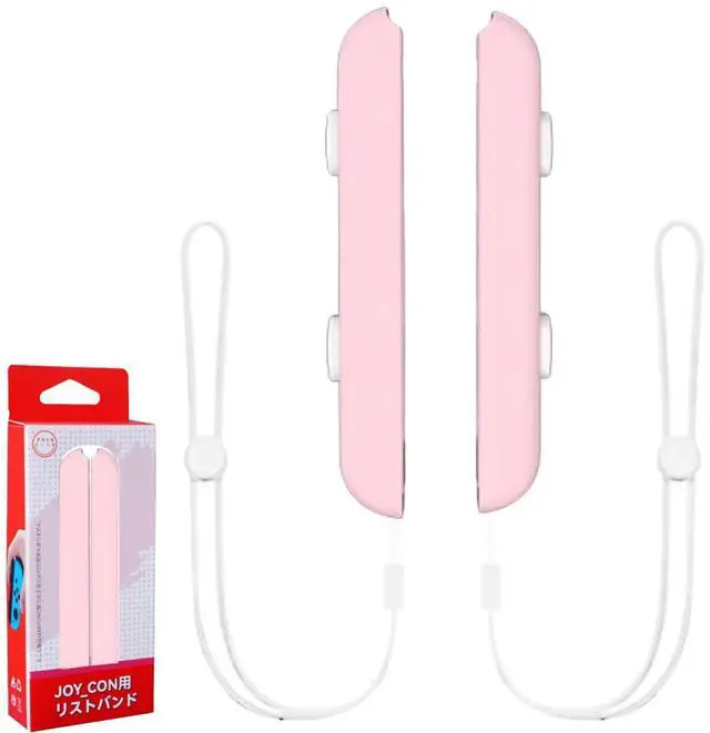 Main image of Joy-Con Grip for Nintendo Switch, Ergonomic Controller Grip with Wrist Strap, Pink