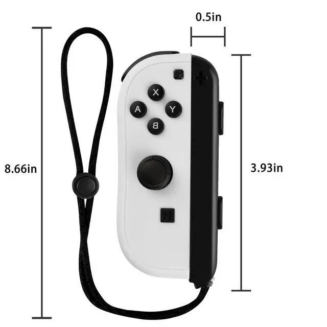 Alt view image 4 of 7 - Joy-Con Grip for Nintendo Switch, Ergonomic Controller Grip with Wrist Strap, Pink