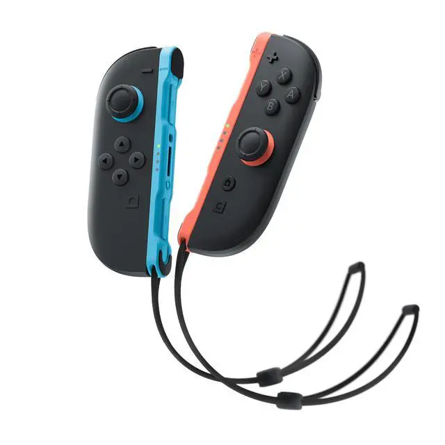 Alt view image 3 of 4 - Joy-Con 2 Straps (set of 2) Light Blue/Light Red