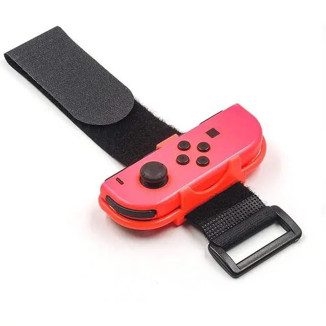 Alt view image 5 of 7 - Wrist Band Straps Compatible with Switch Just-Dance for Zumba Burn It Up for Nintendo Switch & Swith OLED Model for Joy-Cons,Adjustable Elastic Strap 2 Pack Red/Blue