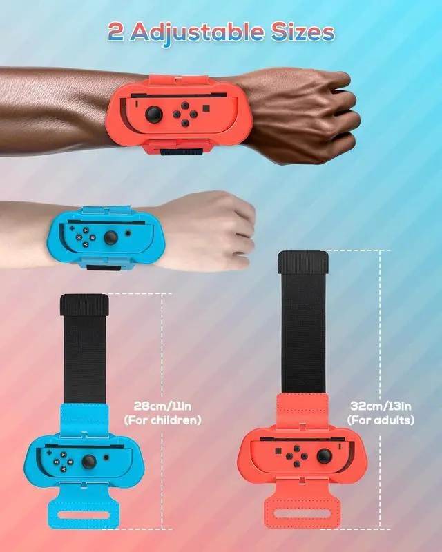 Alt view image 3 of 7 - 2 Pack Wrist Strap Compatible with Just Dance 2026 2025 2024 2023
