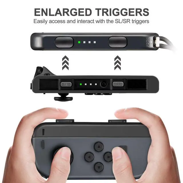 Alt view image 5 of 7 - Wrist Strap for Joycon 4 Pieces Switch Parts Accessories Controller Attachments Compatible with Joy Con, Dual Remote Comfort Controller Straps Black 2 Pairs