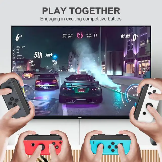 Alt view image 7 of 7 - Wrist Strap for Joycon 4 Pieces Switch Parts Accessories Controller Attachments Compatible with Joy Con, Dual Remote Comfort Controller Straps Black 2 Pairs