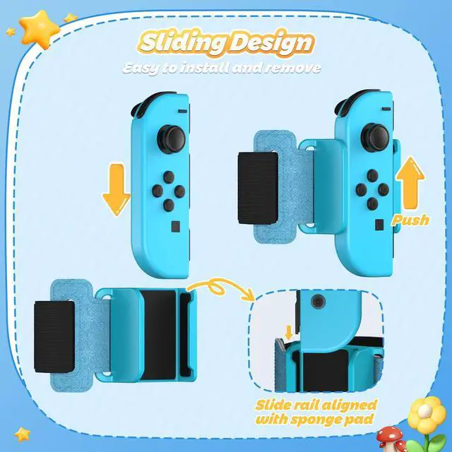 Alt view image 6 of 7 - Wrist Bands for Nintendo Switch for Just Dance 2026 2025 Games