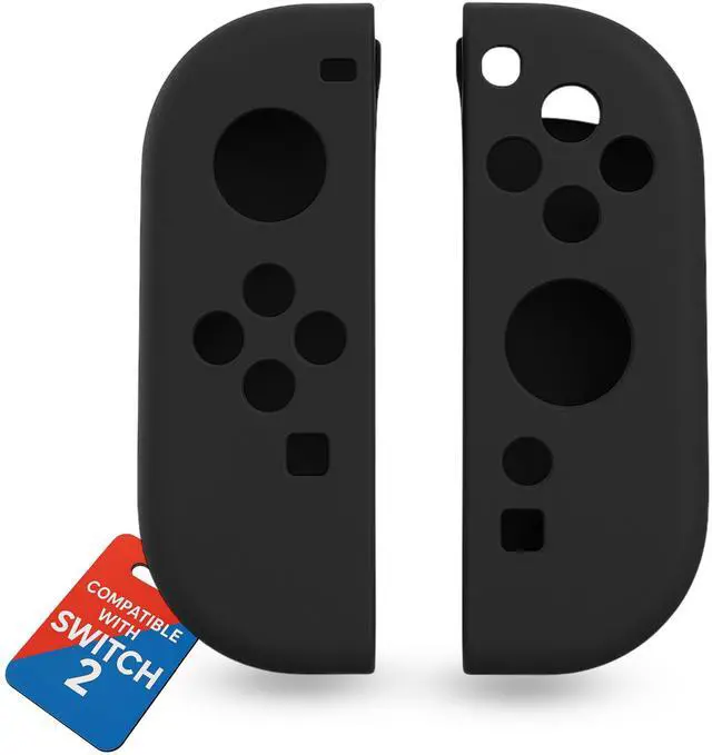 Main image of Joy-Con Silicone Grip Covers for Nintendo Switch 2 and Switch 1 - Anti-Slip Protective Skin Set - Ergonomic Controller Grip - Soft Silicone - Fits Nintendo Switch 2 Joy-Con