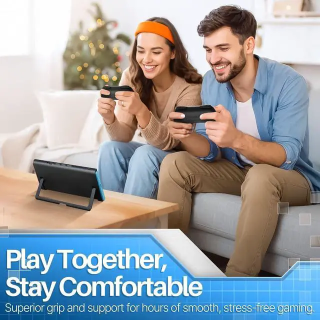 Alt view image 3 of 7 - Grip Handles for Nintendo Switch 2 Joy-Con Controllers, 2 Pack, Black