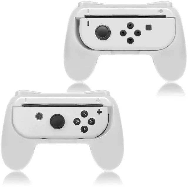 Main image of Hand Grips Compatible with Switch Controllers, Grip for Switch Joy Con - White (2 Packs)