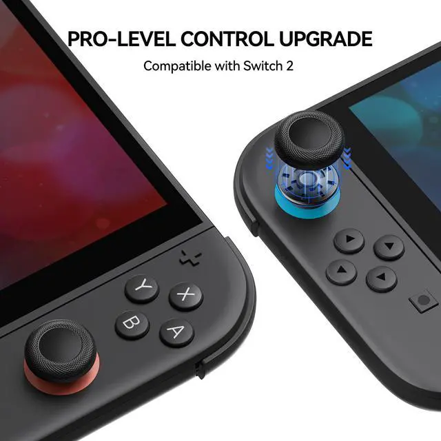 Alt view image 2 of 7 - Joystick Replacement Caps Thumb Grips for Nintendo Switch 2