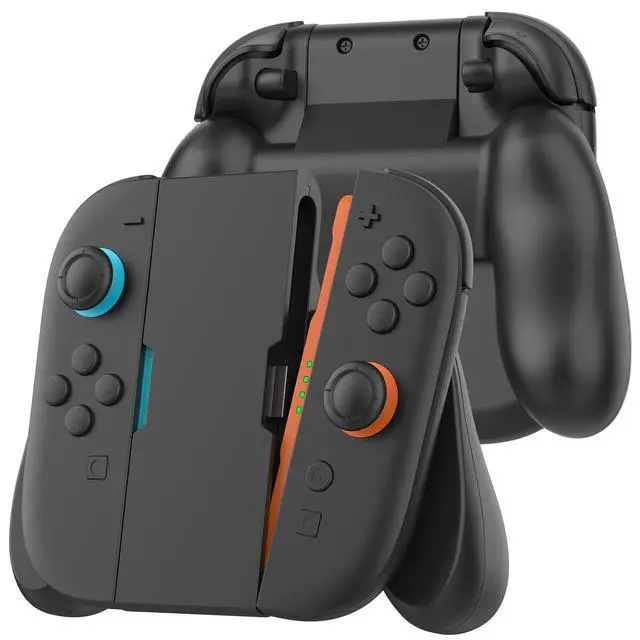Alt view image 3 of 6 - Joy-Con Grip for Nintendo Switch 2, Ergonomic Comfort Grips - Standard Controller Holder for Handheld Mode -(Black)