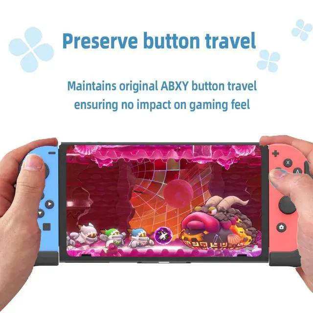 Alt view image 2 of 6 - Ergonomic Comfort Grip for Switch & Switch OLED Compatible with Joy-Con Controllers, Enhanced Stability for Long Gaming Sessions