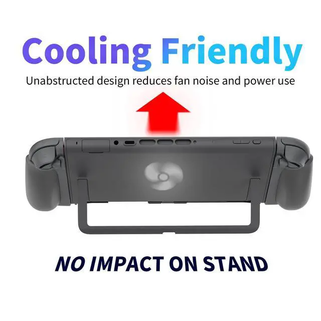 Alt view image 5 of 6 - Split Grips for Nintendo Switch 2 Joycon 2 Ergonomic, Anti-Slip TPU, Quick Release & Lightweight (Black)