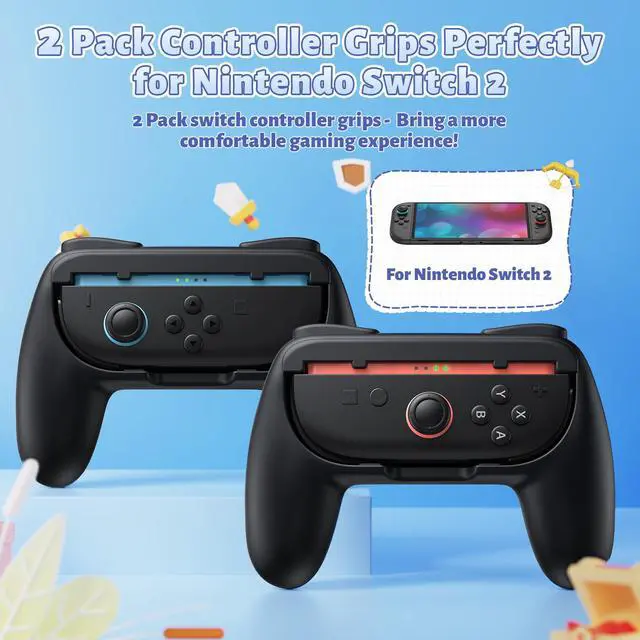 Alt view image 2 of 7 - Switch 2 Controller Grips for Nintendo Switch 2 for Joy-Con 2