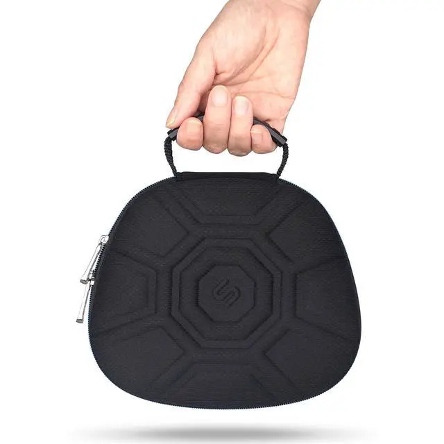 Alt view image 5 of 7 - Carry Case Compatible with Nintendo Joy-Con 2 & Official Grip, Buttons & Joysticks Full Protection, Hard Shell Original Switch 2 Controllers Travel Storage Case Joycon Carrying Pouch -Black