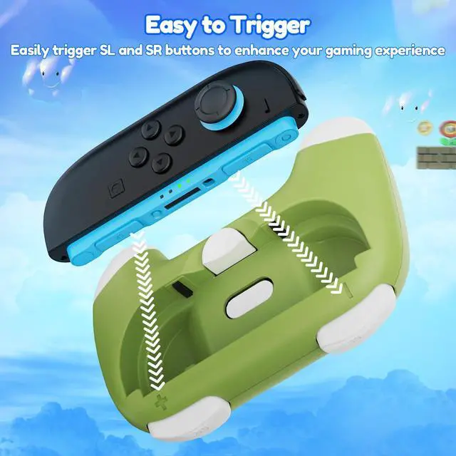 Alt view image 4 of 6 - Controller Grips for Joy-Con Compatible with Switch 2
