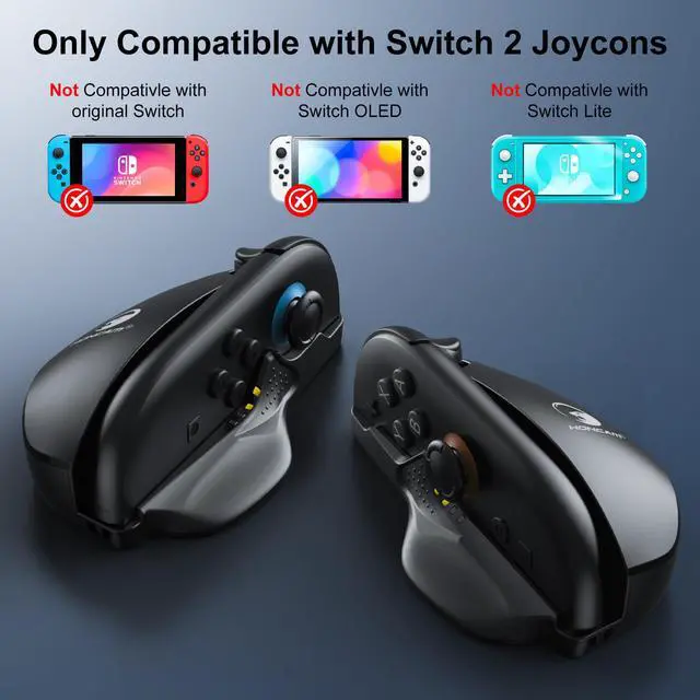Alt view image 2 of 7 - Gaming Mouse Grip for Switch 2 Joycons, 2 Pack