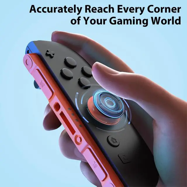 Alt view image 5 of 6 - Joycon Joystick Replacement for Nintendo Switch 2, Upgrade Anti-Drift Joy-Con 2 Joysticks Switch 2 Joycon Repair kit with Screwdrivers Thumb Grips, 2 Pack New Version