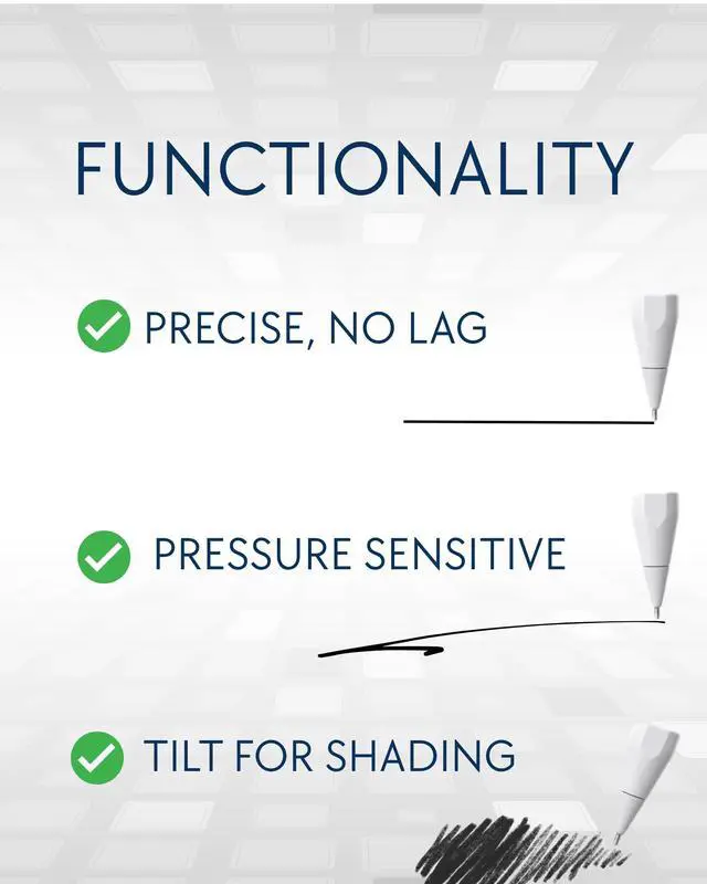 Alt view image 5 of 6 - Replacement Tips Compatible with Apple Pencil Pro/2nd Gen/1st Gen/USB-C, Metal Nibs, Precise Control, Durable Finish, Premium Tech Accessories
