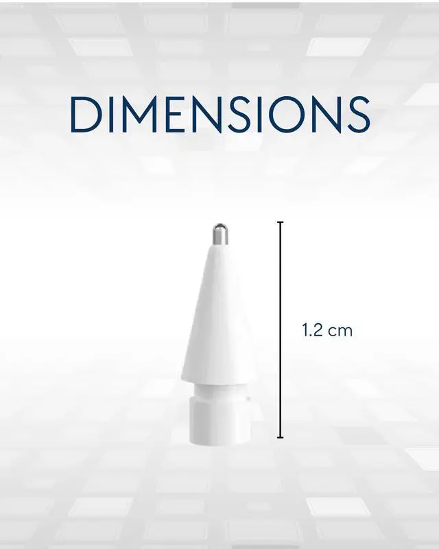 Alt view image 6 of 6 - Replacement Tips Compatible with Apple Pencil Pro/2nd Gen/1st Gen/USB-C, Metal Nibs, Precise Control, Durable Finish, Premium Tech Accessories