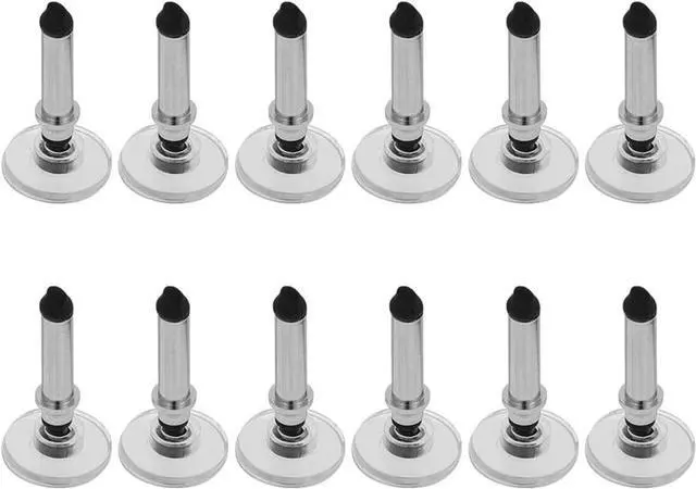 Main image of 12 Pieces Silver Universal Stylus Replacement Disc Tips Round Shape Replaceable Stylus Pen Disc Tips for Touch Screen Stylus Pen Disc Tips Accessories