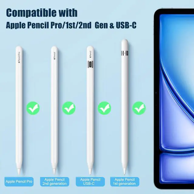 Alt view image 3 of 7 - Replacement Pen Nibs for Apple Pencil Pro/1st/2nd/USB-C