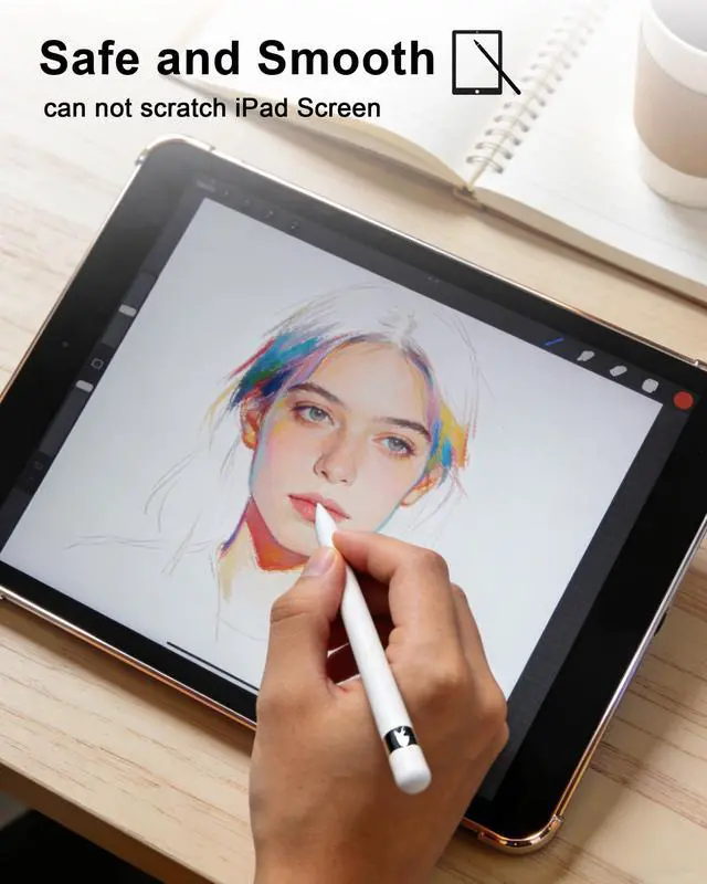 Alt view image 4 of 7 - 5 Pack Upgraded Replacement Tips for Apple Pencil Tips, Pencil Pro Tips Set