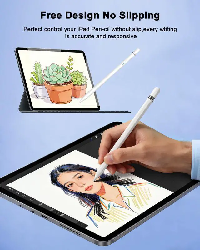 Alt view image 7 of 7 - 5 Pack Upgraded Replacement Tips for Apple Pencil Tips, Pencil Pro Tips Set