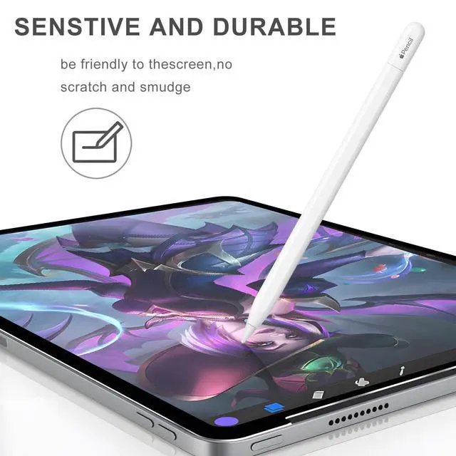Alt view image 5 of 6 - Pencil Tips Replacement for Apple Pencil 1st Generation/ 2nd Gen/Pencil Pro/USB-C, Upgraded iPencil Nibs 8 Pieces