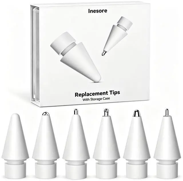 Main image of Pencil Tips for Apple Pencil Pro/1st/2nd/USB-C (6 Pack)