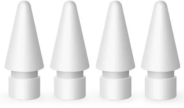 Main image of 4 Pack Replacement Tips for Apple Pencil 1st Gen & 2nd Gen, Pen Nibs for iPad Pro Pencil- White