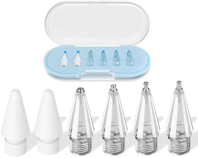 Main image of Replacement Pencil Tips for Apple Pencil Pro/1st&2nd Gen/USB C, Blue Case