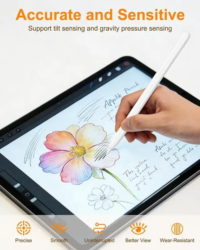 Alt view image 4 of 7 - Replacement Pencil Tips for Apple Pencil Pro/1st&2nd Gen/USB C, Blue Case