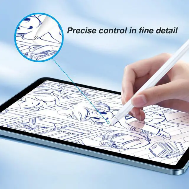 Alt view image 3 of 6 - 3 Pack Apple Pencil Tips Replacement,Apple Pencil 1st and 2nd Gen