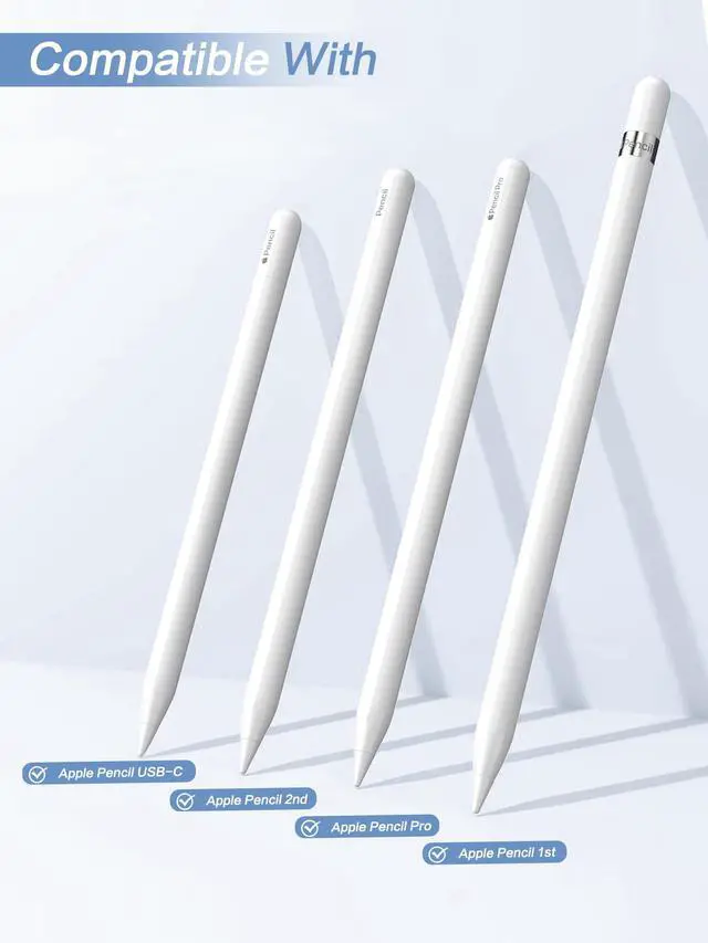 Alt view image 6 of 7 - for Apple Pencil Tips, Upgraded 6 Pack Replacement Pencil Tips with Case, No Wear Out Fine Point Precise Control Metal Pencil Nibs Compatible with Apple Pencil 1st Gen/2nd Gen/USB C/iPad Pro Pencil